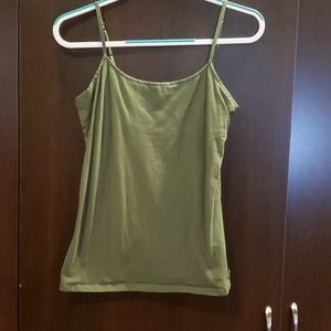 ⚡fitted olive cami